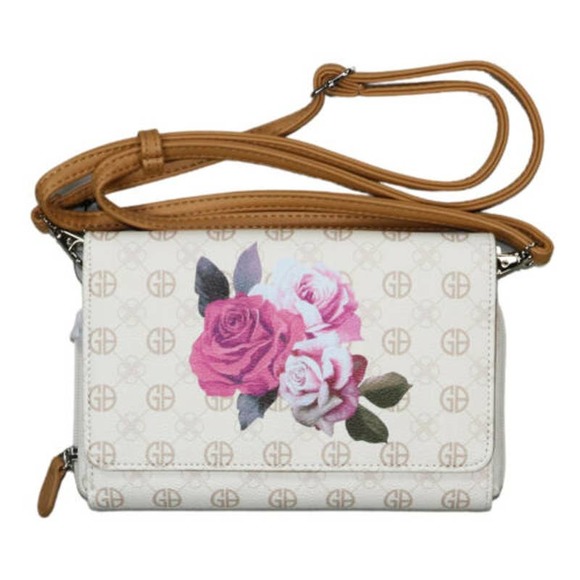 Giani Bernini Handbags - Giani Bernini Rose Shoulder Crossbody Bag Purse